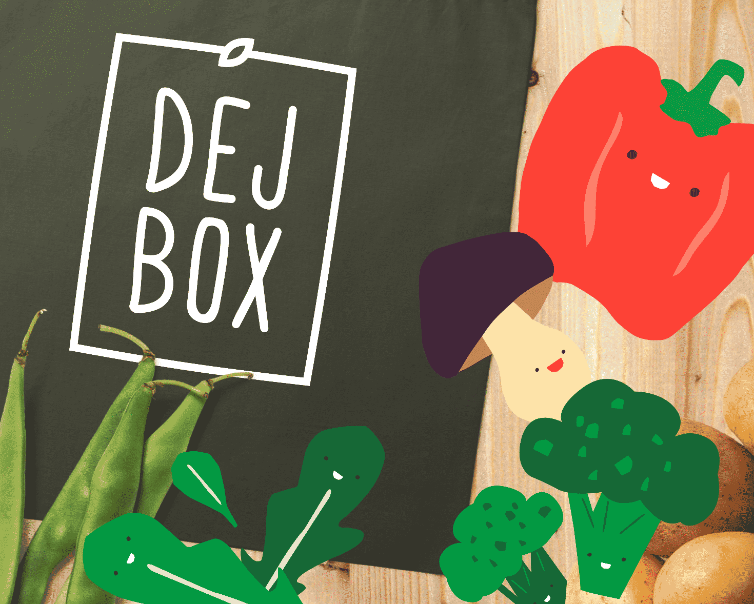 dejbox repas fruit légumes